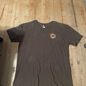 Quiksilver Brown Short Sleeve Tee